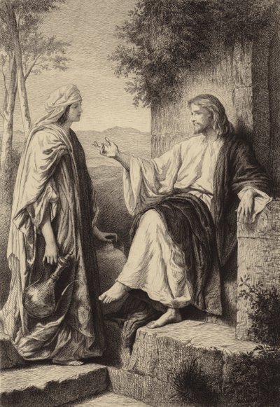 Kobieta z Samarii autorstwa after Albert Robida