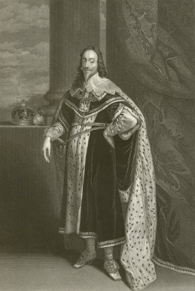 Karol I autorstwa after Anthony van Dyck