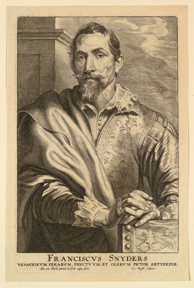 Portret Fransa Snydersa z Ikon Książąt Men autorstwa after Anthony van Dyck