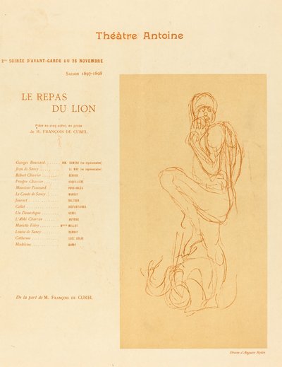 Posiłek Lwa autorstwa after Auguste Rodin