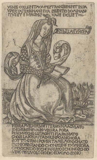 Europejska Sybilla autorstwa after Baccio Baldini