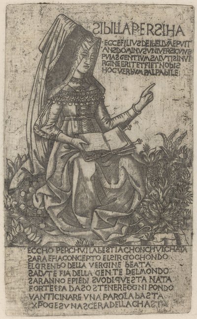 perska sybilla autorstwa after Baccio Baldini