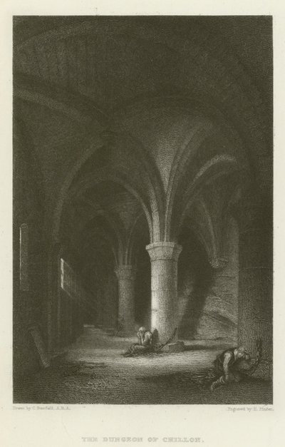 Lochy Chillon autorstwa after C. Stanfield
