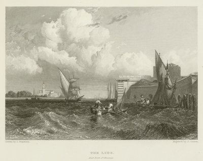 Lido i Port St Nicolas autorstwa after C. Stanfield