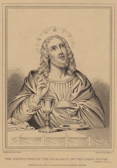 Instytucja Sakramentu Wieczerzy Pańskiej, Koryntian autorstwa after Carlo Dolci