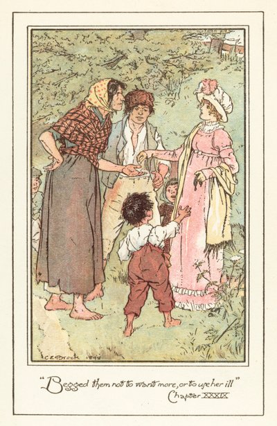 Ilustracja do Jane Austens Emma autorstwa after Charles Edmund Brock