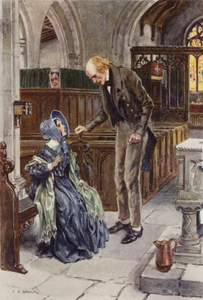 Ilustracja dla Martina Chuzzlewita autorstwa after Charles Edmund Brock
