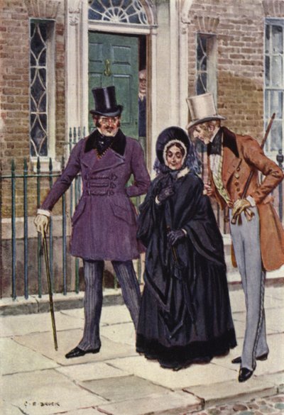 Ilustracja do Mikołaja Nickleby autorstwa after Charles Edmund Brock