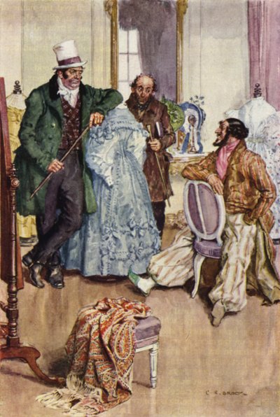 Ilustracja do Mikołaja Nickleby autorstwa after Charles Edmund Brock