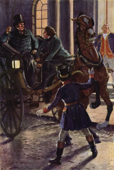 Ilustracja do Mikołaja Nickleby autorstwa after Charles Edmund Brock