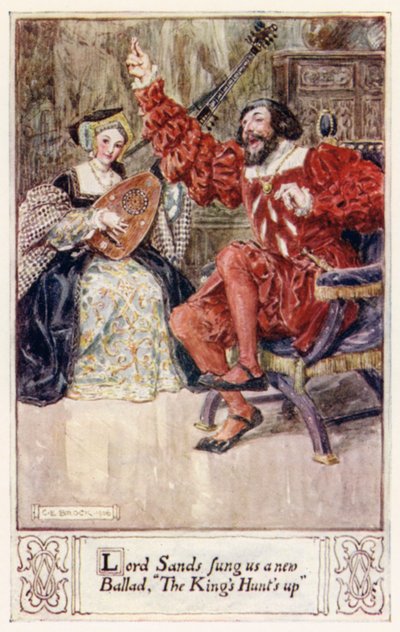 Lord Sands zaśpiewał nam nową Balladę The Kings Hunts up autorstwa after Charles Edmund Brock