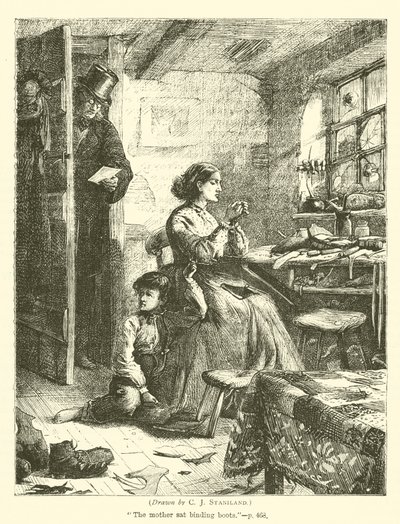 Kobieta szewc autorstwa after Charles J. Staniland