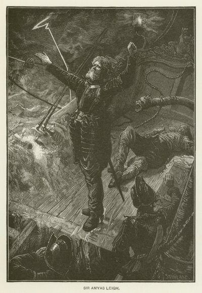 Sir Amyas Leigh autorstwa after Charles J. Staniland
