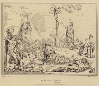 Miedziany wąż, Liczby autorstwa after Charles Le Brun
