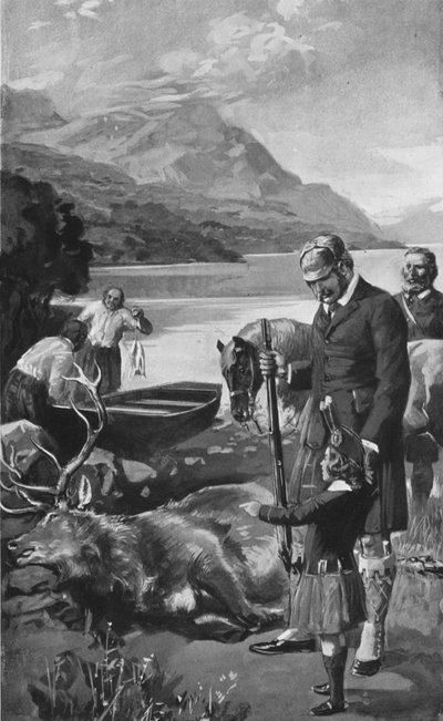 Książę Walii jako młody góral autorstwa after Charles Mills Sheldon