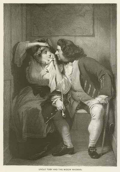 Wujek Toby i wdowa Wadman autorstwa after Charles Robert Leslie