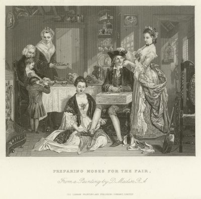 Przygotowanie Mojżesza na jarmark autorstwa after Daniel Maclise