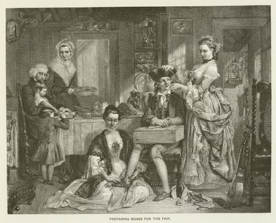 Przygotowanie Mojżesza na jarmark autorstwa after Daniel Maclise