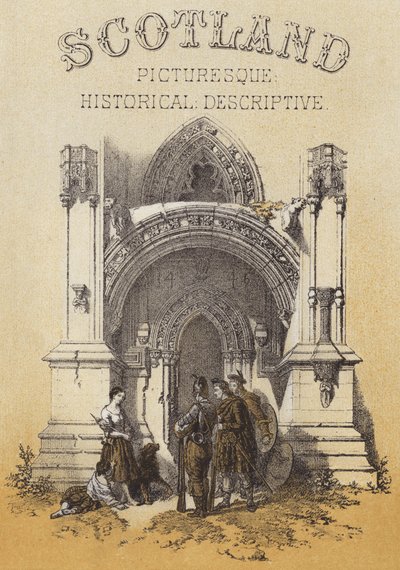 Wejście do kaplicy Roslin (chromolitho) autorstwa after David Roberts