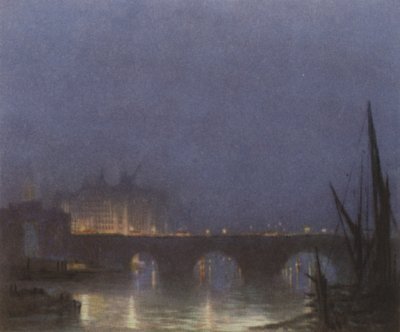Nokturn z London Bridge autorstwa after Donald Maxwell