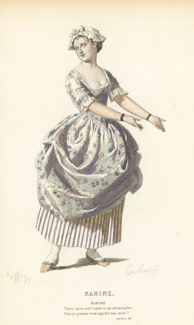 Nanina autorstwa after Edmond A.F. Geffroy
