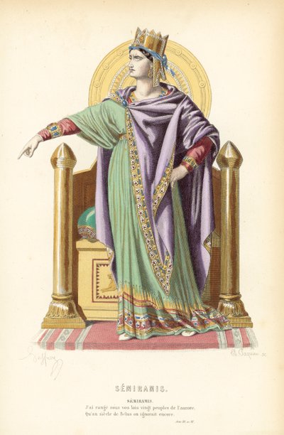 Semiramis autorstwa after Edmond A.F. Geffroy