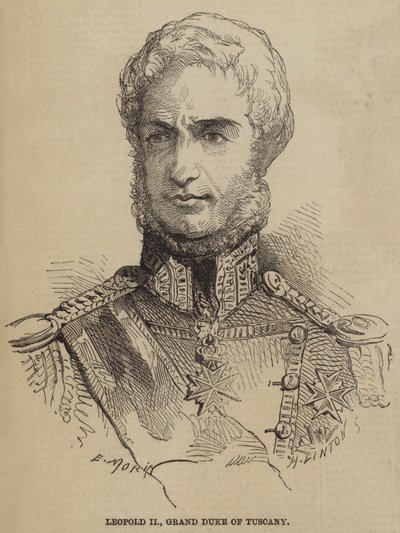 Leopold II, wielki książę Toskanii autorstwa after Edmond Morin