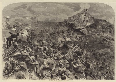Napaść na Wielką Redan autorstwa after Edmond Morin