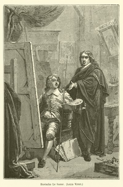 Eustache LeSueur, Louis Vitet autorstwa after Emile Antoine Bayard