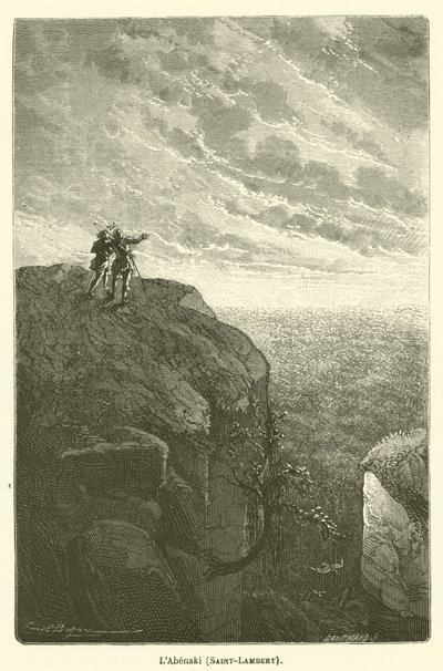LAbenaki, Saint-Lambert autorstwa after Emile Antoine Bayard