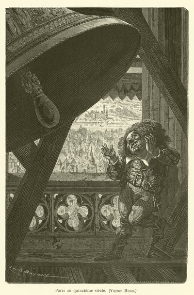 Paryż w XV wieku, Victor Hugo autorstwa after Emile Antoine Bayard