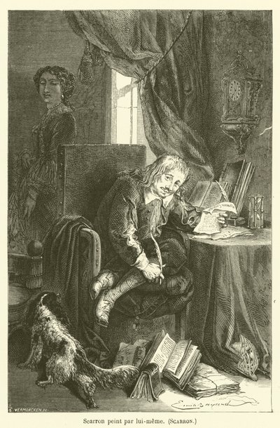 Scarron namalowany przez siebie, Scarron autorstwa after Emile Antoine Bayard