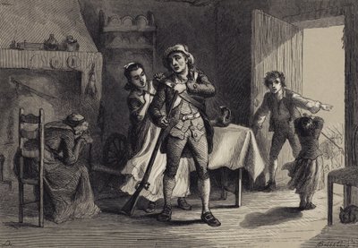 Minutowy człowiek przygotowujący się do wojny autorstwa after Felix Octavius Carr Darley