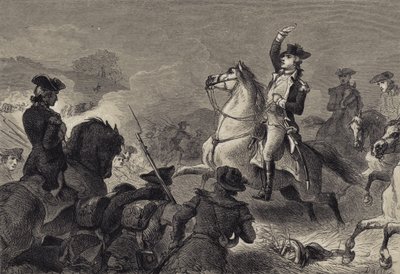 Washington w Monmouth autorstwa after Felix Octavius Carr Darley