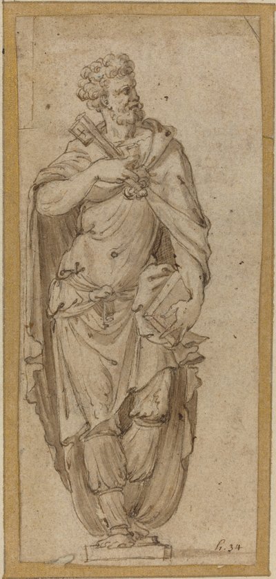 Święty Piotr autorstwa after Francesco Salviati