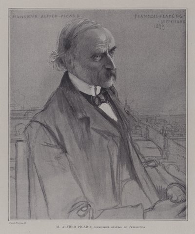 Alfred Picard, Komisarz Generalny Wystawy Powszechnej 1900, Paryż autorstwa after Francois Flameng