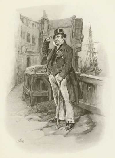 Kapitan Cuttle autorstwa after Frederick Barnard