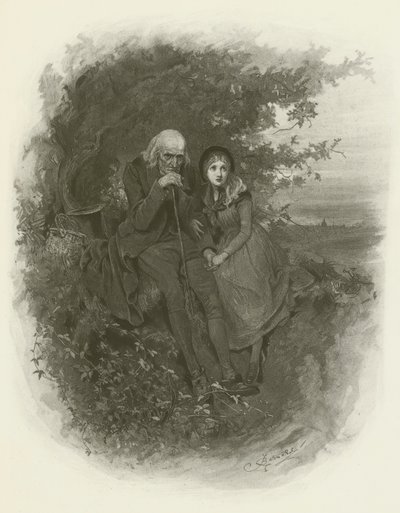 Mała Nell i jej dziadek autorstwa after Frederick Barnard