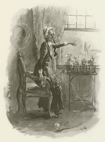 Panna Betsey Trotwood autorstwa after Frederick Barnard