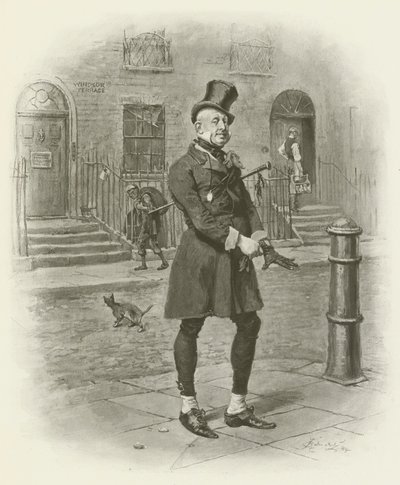 pan Micawber autorstwa after Frederick Barnard
