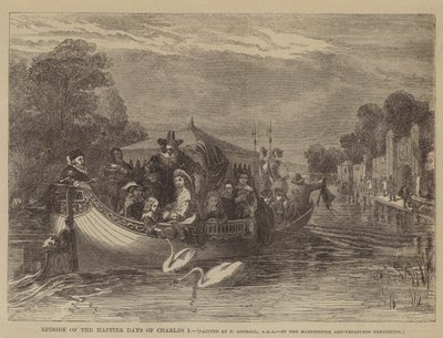 Odcinek "Szczęśliwsze dni Karola I". autorstwa after Frederick Goodall