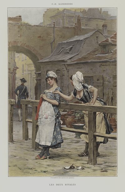 Dwóch rywali autorstwa after Frederik Hendrik Kaemmerer