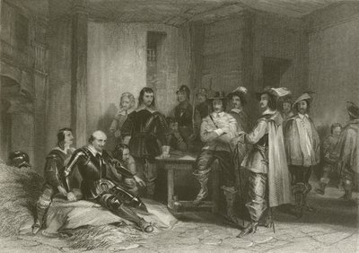 Śmierć hrabiego Lindsey autorstwa after George Cattermole