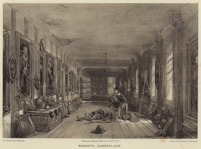 Naworth, Cumberland autorstwa after George Cattermole
