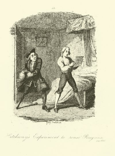 Ilustracja do Peregrine Pickle autorstwa Tobiasa Smolletta autorstwa after George Cruikshank