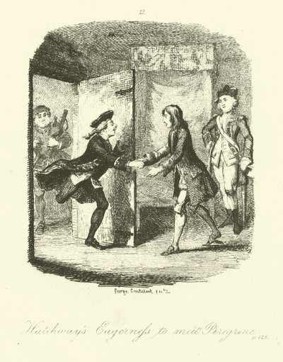Ilustracja do Peregrine Pickle autorstwa Tobiasa Smolletta autorstwa after George Cruikshank