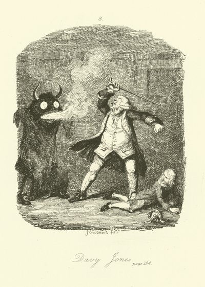 Ilustracja do Peregrine Pickle autorstwa Tobiasa Smolletta autorstwa after George Cruikshank