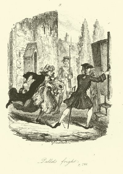 Ilustracja do Peregrine Pickle autorstwa Tobiasa Smolletta autorstwa after George Cruikshank