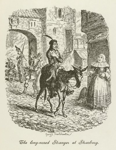 Ilustracja do Tristrama Shandy autorstwa after George Cruikshank