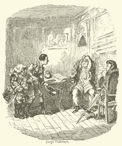 Ilustracja do Tristrama Shandy autorstwa after George Cruikshank